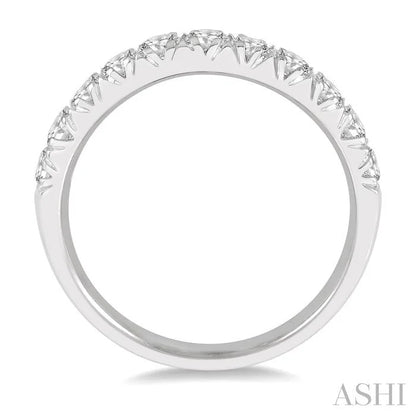 11 Stone Diamond Wedding Band