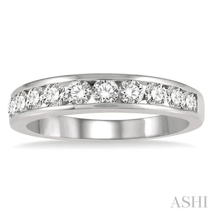 11 Stone Channel Set Diamond Wedding Band