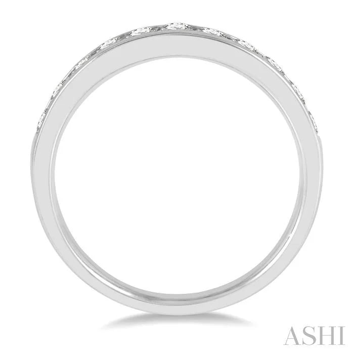 11 Stone Channel Set Diamond Wedding Band