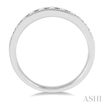 11 Stone Channel Set Diamond Wedding Band