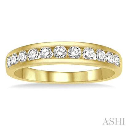 11 Stone Channel Set Diamond Wedding Band