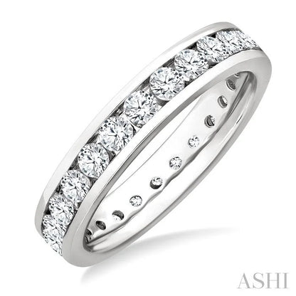 Channel Set Eternity Diamond Wedding Band