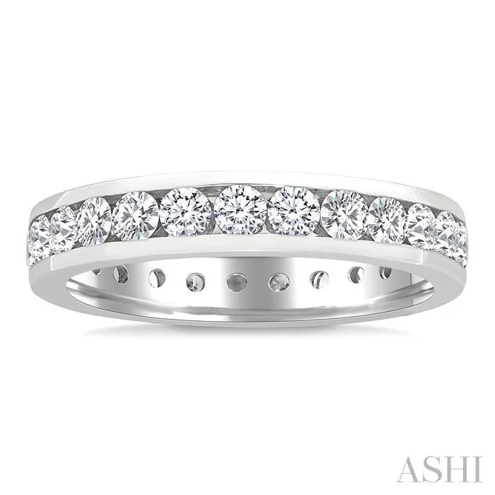 Channel Set Eternity Diamond Wedding Band