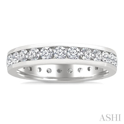 Channel Set Eternity Diamond Wedding Band