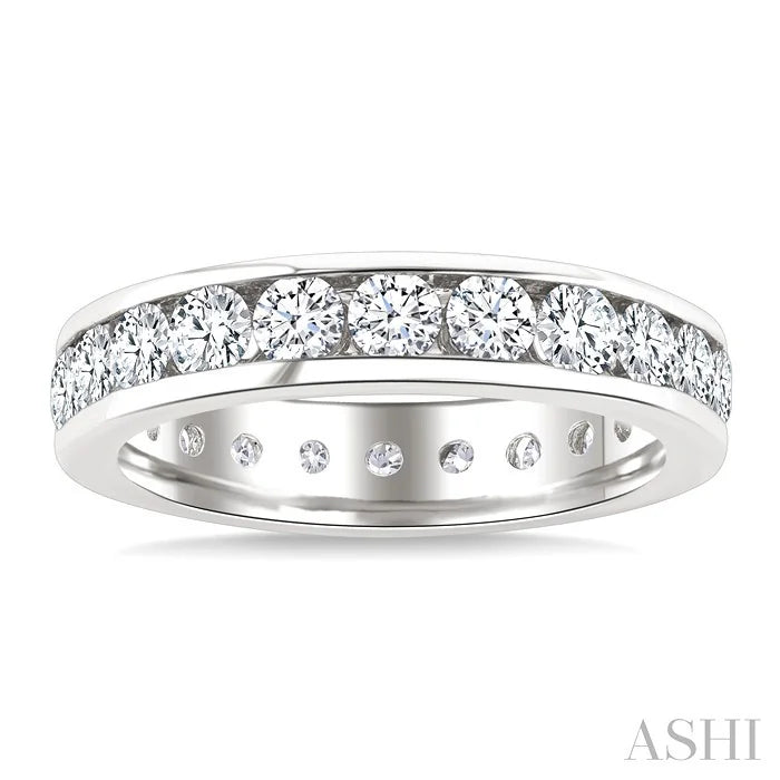 Channel Set Eternity Diamond Wedding Band