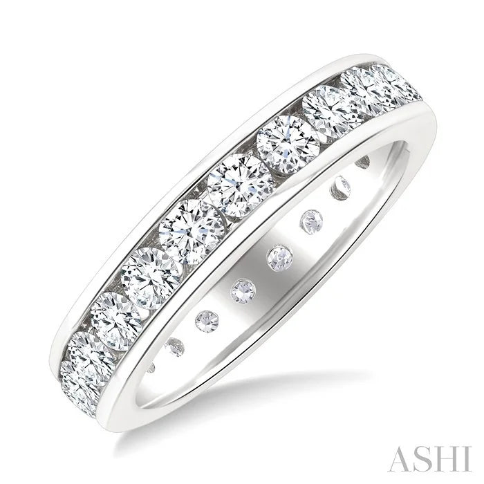 Channel Set Eternity Diamond Wedding Band