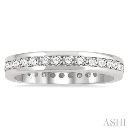 Channel Set Eternity Diamond Wedding Band
