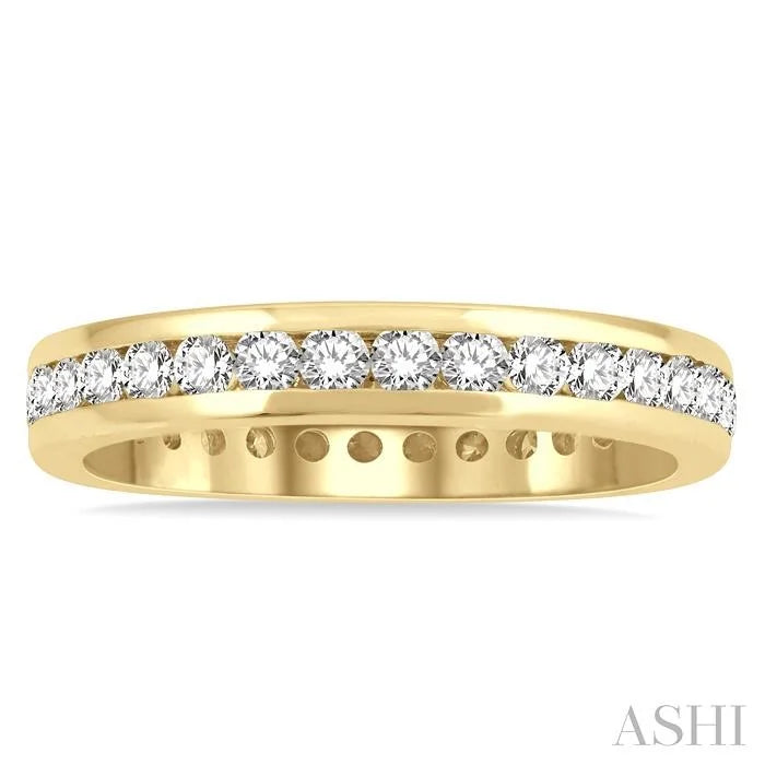 Channel Set Eternity Diamond Wedding Band