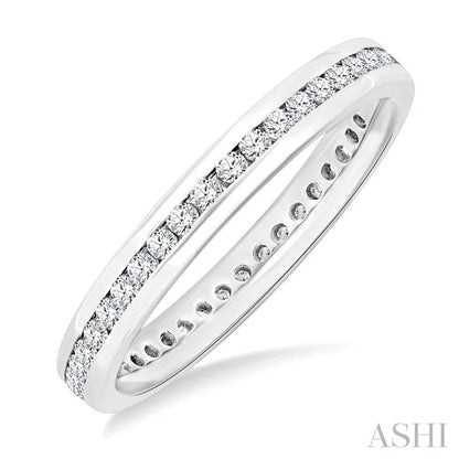 Channel Set Eternity Diamond Wedding Band