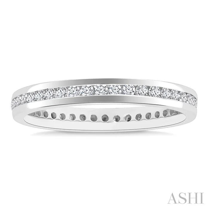 Channel Set Eternity Diamond Wedding Band