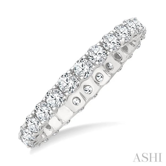Round Shape Eternity Diamond Wedding Band