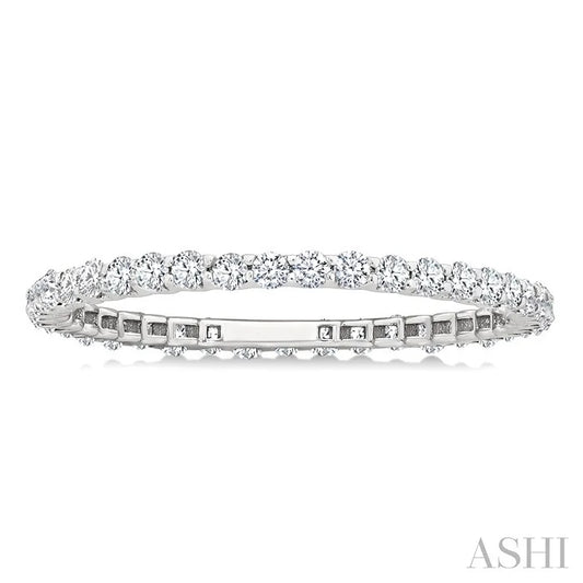 Round Shape Eternity Diamond Wedding Band