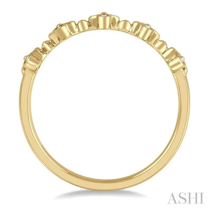 Stackable Clover Diamond Fashion Band