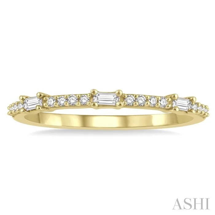 Stackable Petite Baguette Diamond Fashion Band