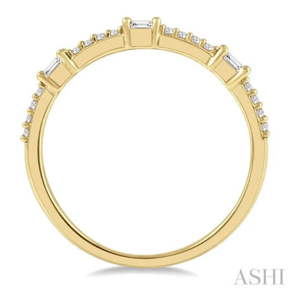 Stackable Petite Baguette Diamond Fashion Band