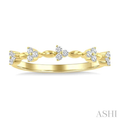 Stackable Blossom Diamond Fashion Band