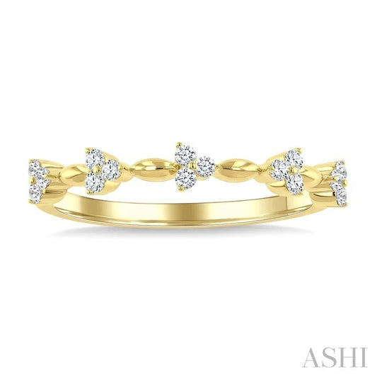 Stackable Blossom Diamond Fashion Band