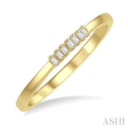 Stackable Petite Baguette Diamond Fashion Band