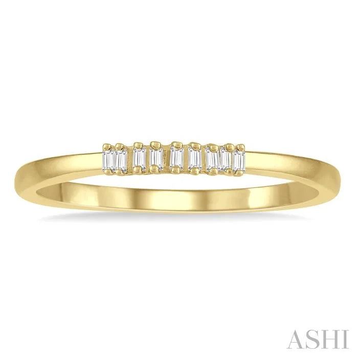 Stackable Petite Baguette Diamond Fashion Band