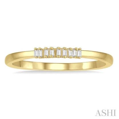 Stackable Petite Baguette Diamond Fashion Band