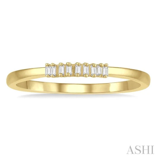 Stackable Petite Baguette Diamond Fashion Band
