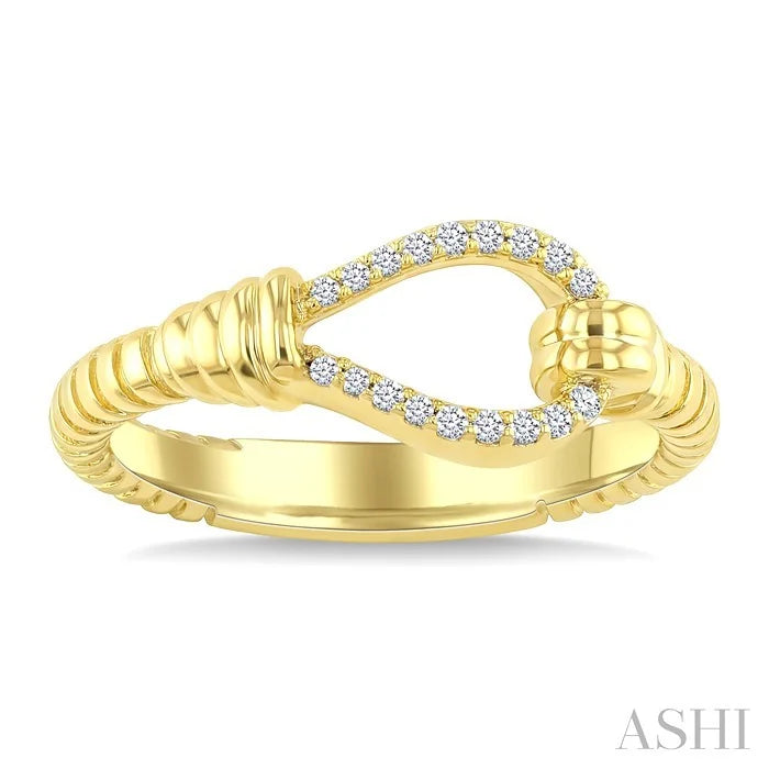Bold Knot Diamond Fashion Ring