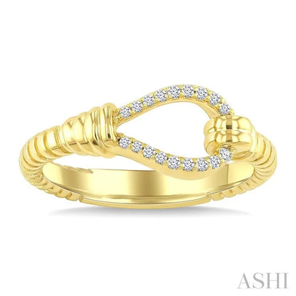 Bold Knot Diamond Fashion Ring