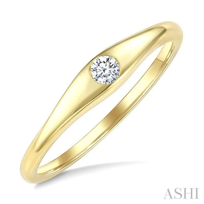 Round Shape Diamond Solitaire Ring