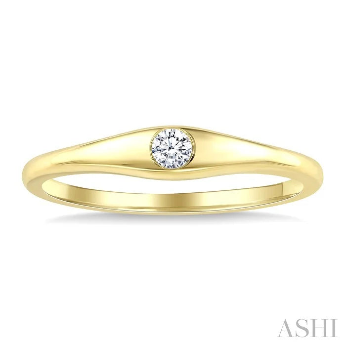 Round Shape Diamond Solitaire Ring