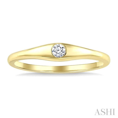 Round Shape Diamond Solitaire Ring