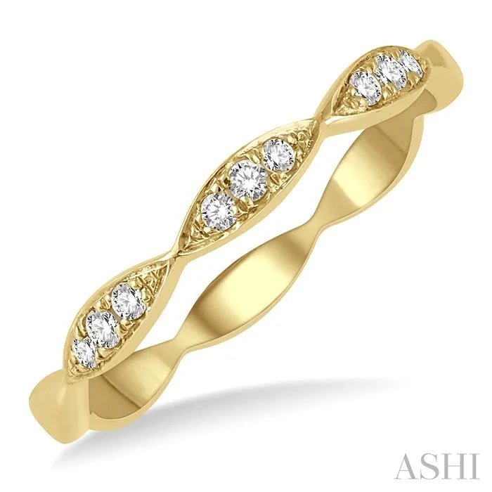 Stackable Diamond Wedding Band