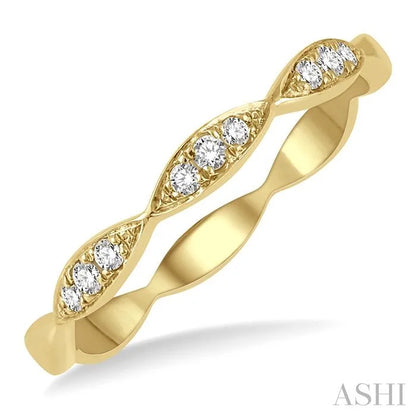 Stackable Diamond Wedding Band