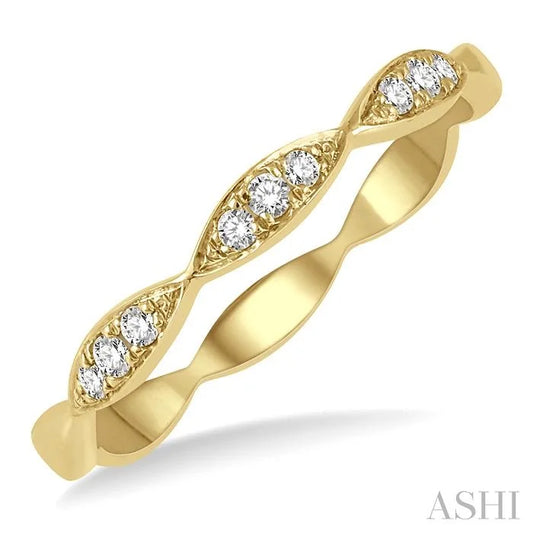 Stackable Diamond Wedding Band