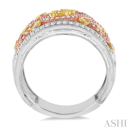 Pear Shape Yellow Diamond Fashion Ring