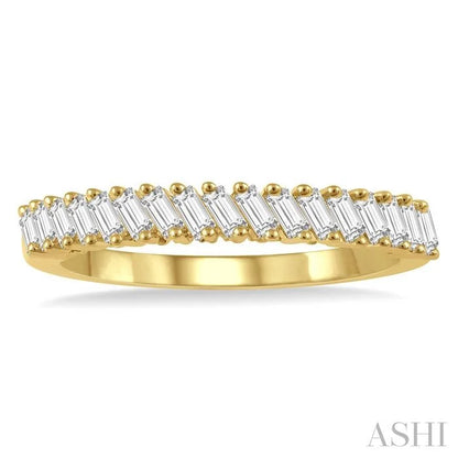 Stackable Baguette Diamond Fashion Band