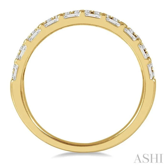 Stackable Baguette Diamond Fashion Band