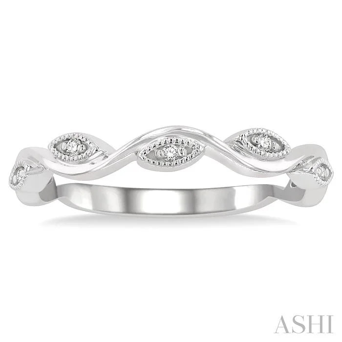 Stackable Diamond Wedding Band