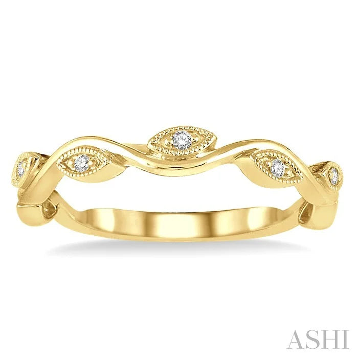 Stackable Diamond Wedding Band