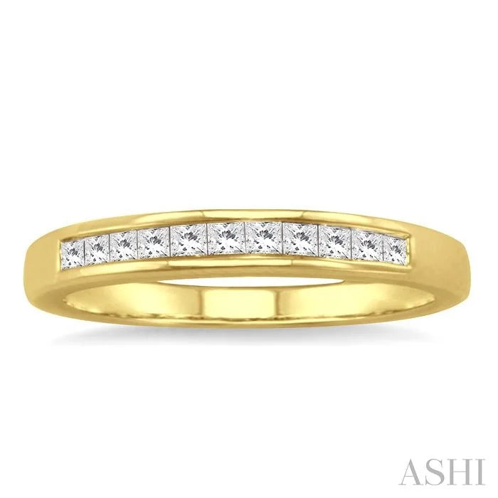 Channel Set Diamond Wedding Band