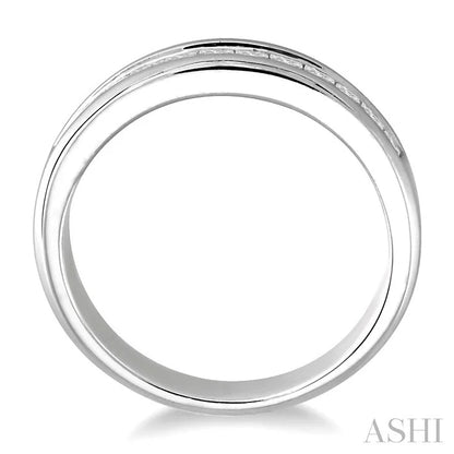 Channel Set Diamond Wedding Band