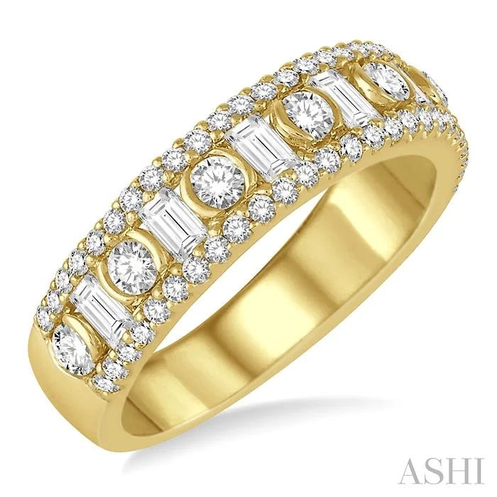 Baguette Diamond Fashion Band