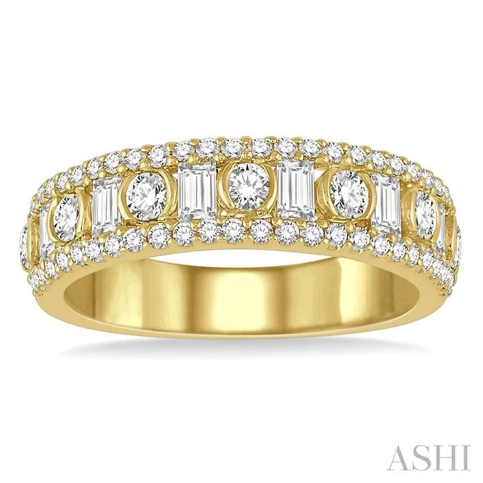 Baguette Diamond Fashion Band