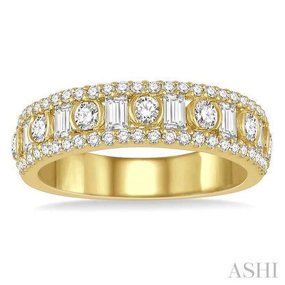 Baguette Diamond Fashion Band