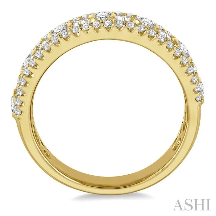 Baguette Diamond Fashion Band