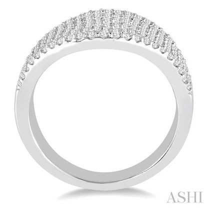 Multirow Diamond Fashion Ring