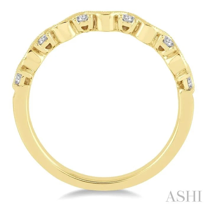 Stackable Diamond Wedding Band