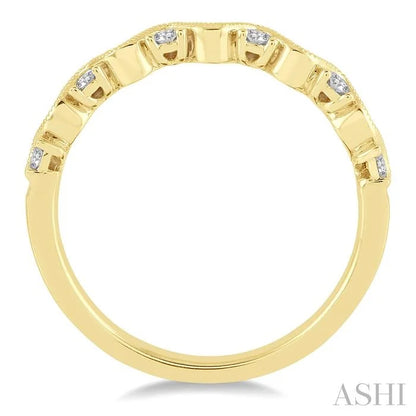 Stackable Diamond Wedding Band