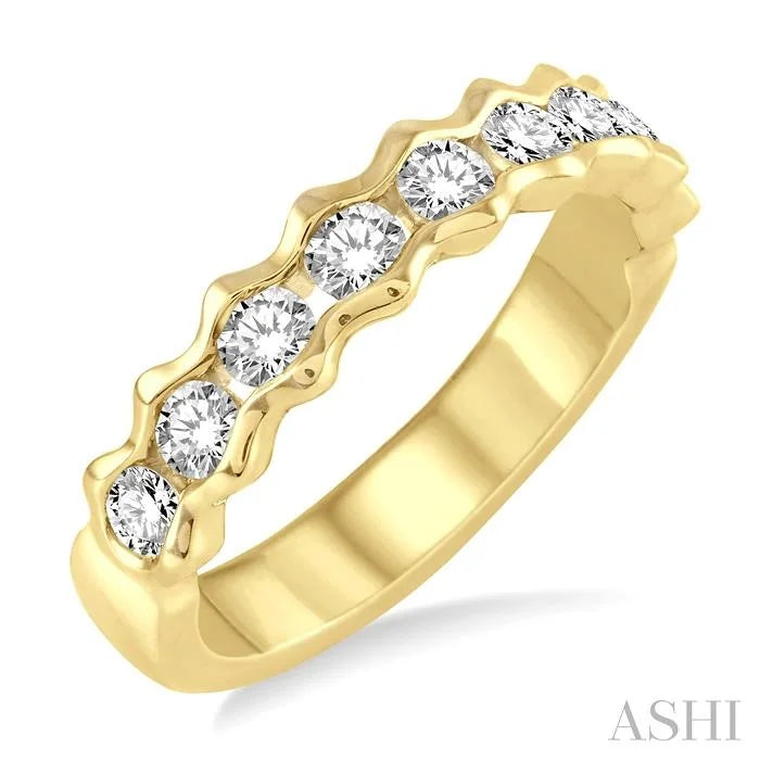 Stackable Diamond Wedding Band
