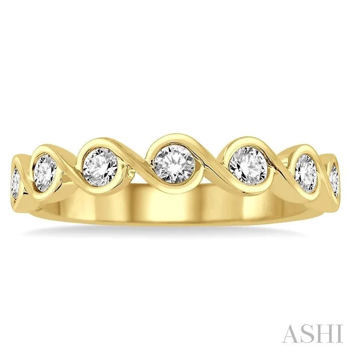 Stackable Diamond Wedding Band