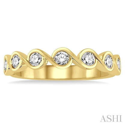 Stackable Diamond Wedding Band